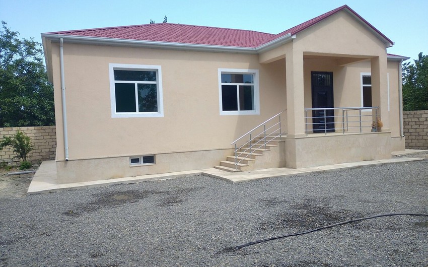 Vətən müharibəsində ermənilərin Mingəçevirdə dağıtdığı evlər bərpa olunur