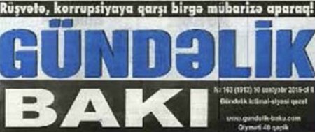 “Gündəlik Bakı”nın redaksiyasına hücum olub