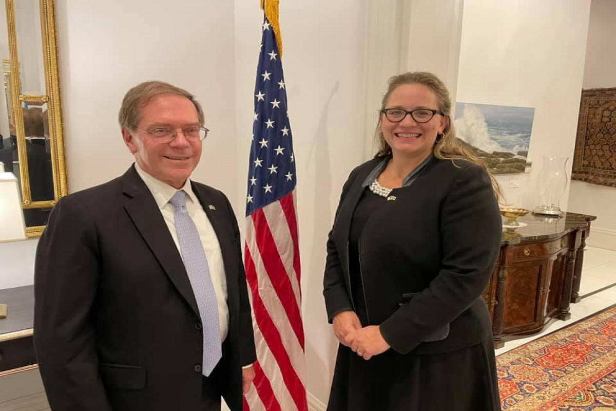 ABŞ səfirliyi Dövlət katibinin köməkçisinin müavininin Azərbaycana səfəri ilə bağlı məlumat yayıb