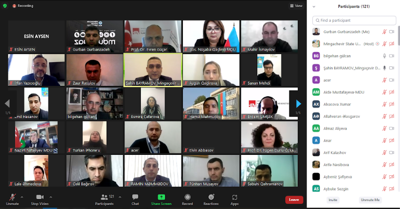 Mingəçevir Dövlət Universiteti və Ankara Hacı Bayram Veli Universitetinin birgə təşkilatçılığı ilə Zəfər Gününə həsr olunan konfrans keçirilib