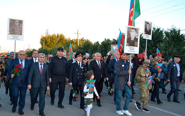 Füzulidə Zəfər Günü qeyd olundu - Fotolar