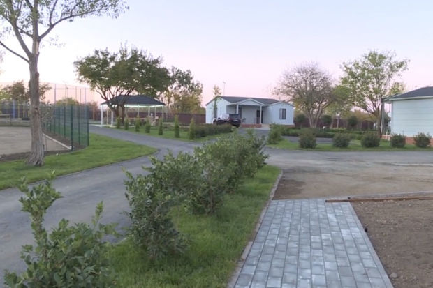 Azad olunan Ağdamda tikilən müasir evlərin görüntüləri - VİDEO