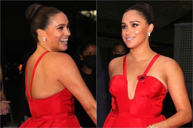 Meqan Mark açıq-saçıq geyimi ilə bütün diqqətləri üzərində topladı – FOTO/VİDEO