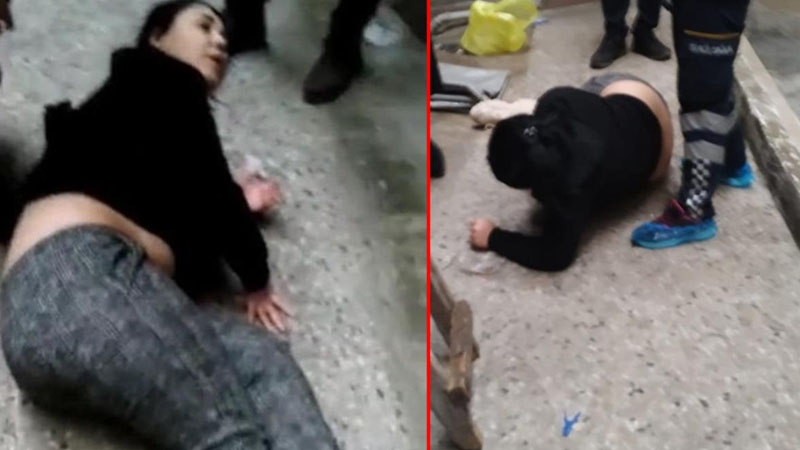 Azərbaycanlı qadınlar polisdən qaçmaq üçün pəncərədən tullandı (FOTOLAR)