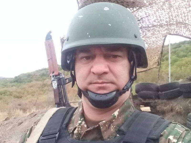 Azərbaycan hərbçilərinin postuna qumbara atan erməninin FOTOsu