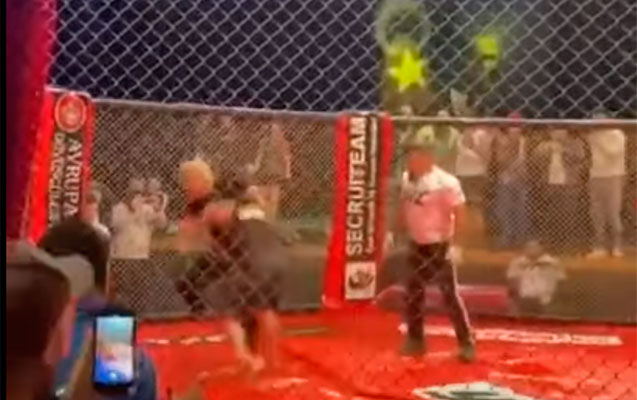 Xanım idmançımız ermənini 10 saniyəyə nokauta saldı - Video