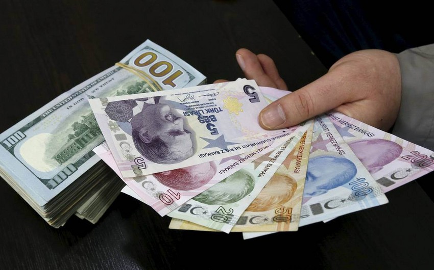 Türk lirəsi ABŞ dolları qarşınında növbəti dəfə rekord həddə ucuzlaşıb