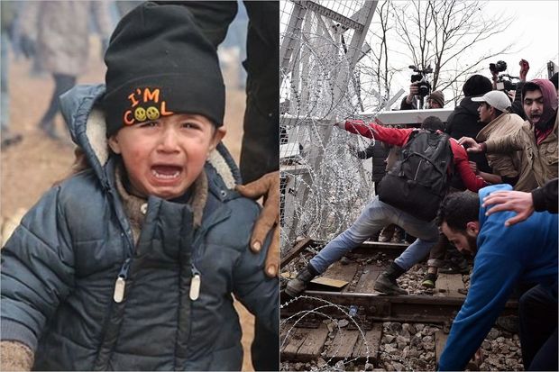 Polşalı sərhədçilər miqrantları suya basdılar - VİDEO