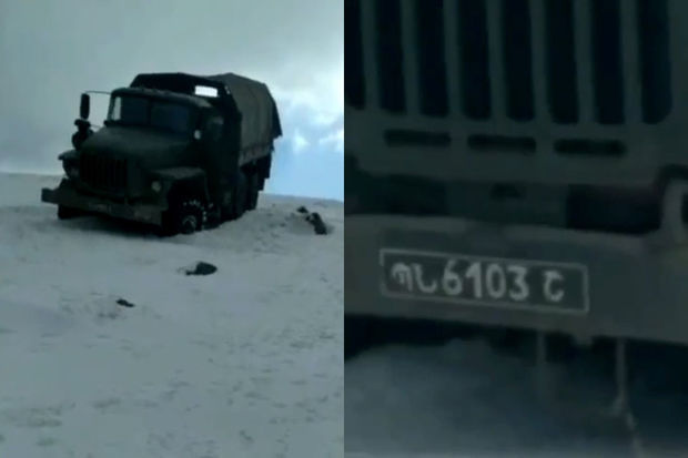 Брошенная армянскими военнослужащими военная техника - ВИДЕО