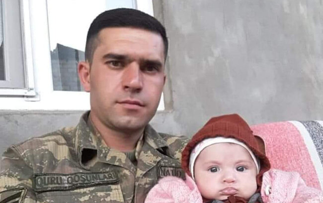 Şəhid Natiq Əliyevin nəşi Gəncədə belə qarşılandı - VİDEO