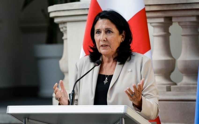 Gürcüstan Prezidenti: “Mixeil Saakaşvilinin ləyaqəti qorunmalıdır”