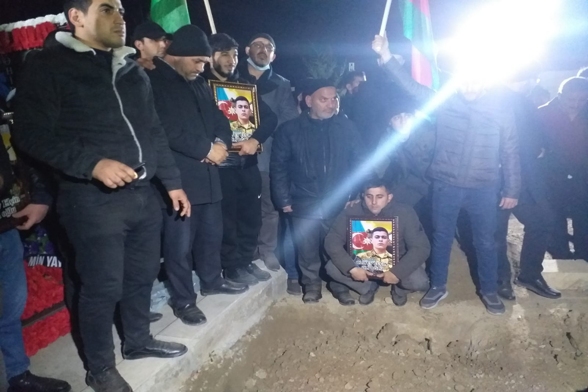 Şəhid Elçin Əliyevlə vida mərasimi keçirilir