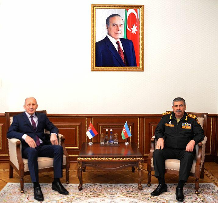 Zakir Həsənov Draqan Vladisavljeviç ilə görüşdü