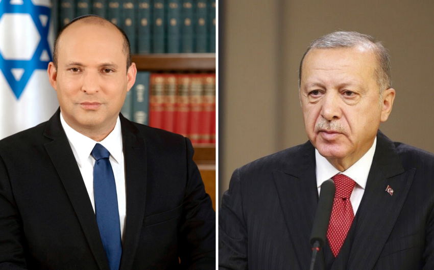 Ərdoğan 8 ildən sonra ilk dəfə İsrailin baş naziri ilə telefonla danışıb
