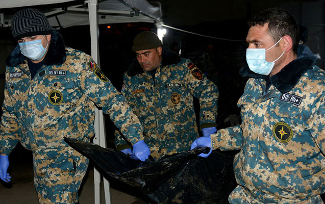 Azərbaycan 3 erməni hərbçinin meyitini təhvil verdi