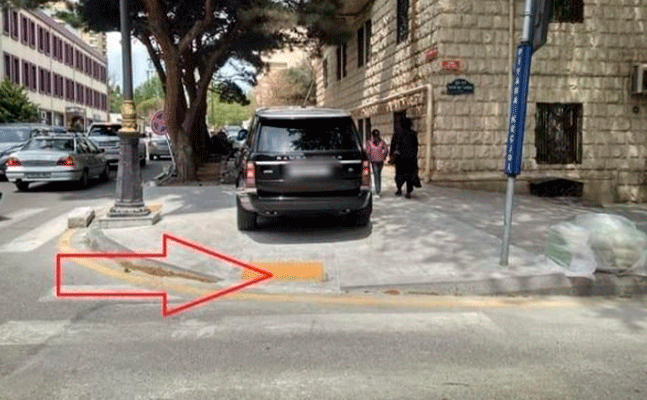 DYP-dən səkidə avtomobil park edənlərə - Xəbərdarlıq