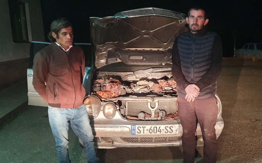 Xocavəndə icazəsiz keçmək istəyən Bərdə sakini saxlanılıb - FOTO