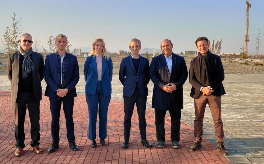 Fransa səfiri Ağdama səfər edib