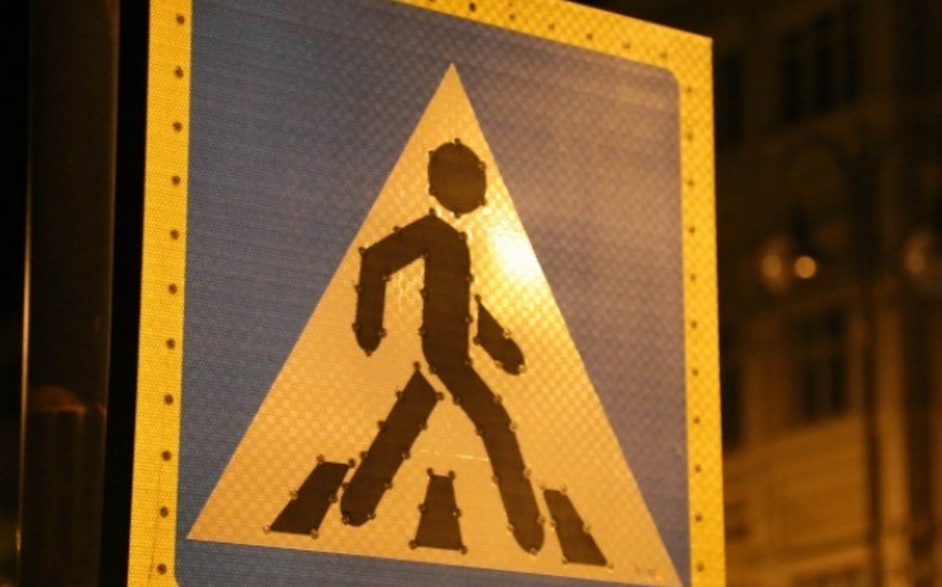 Qazaxda yük maşını piyadanı vurub