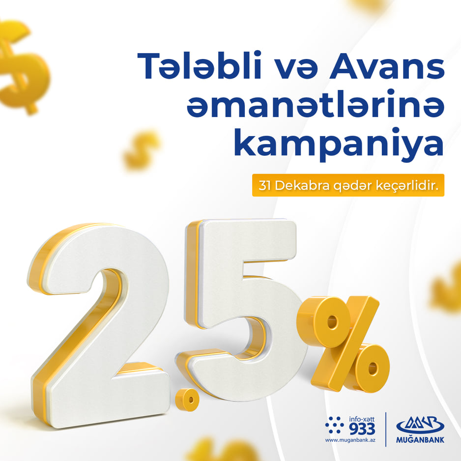 Muğanbank depozit kampaniyaya start verdi