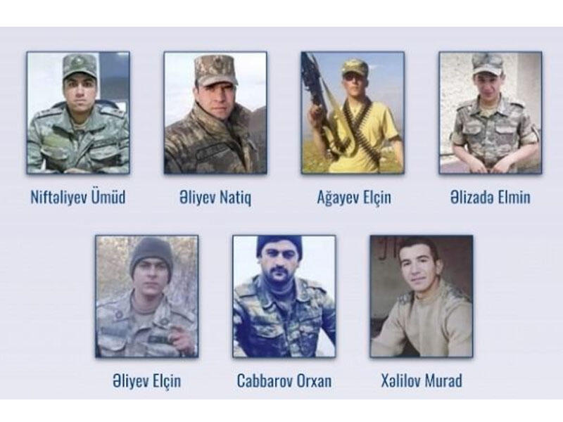 Şəhid olan yeddi hərbçimizin ailə üzvlərinə sosial ödənişlər təyin olunub - RƏSMİ