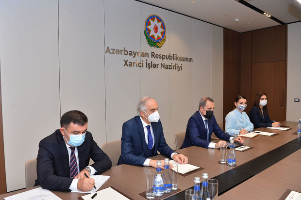 Ceyhun Bayramov Putinin xüsusi nümayəndəsi ilə görüşüb - FOTO