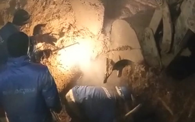 Qəza baş verdi, iki rayonda su kəsildi - Fotolar