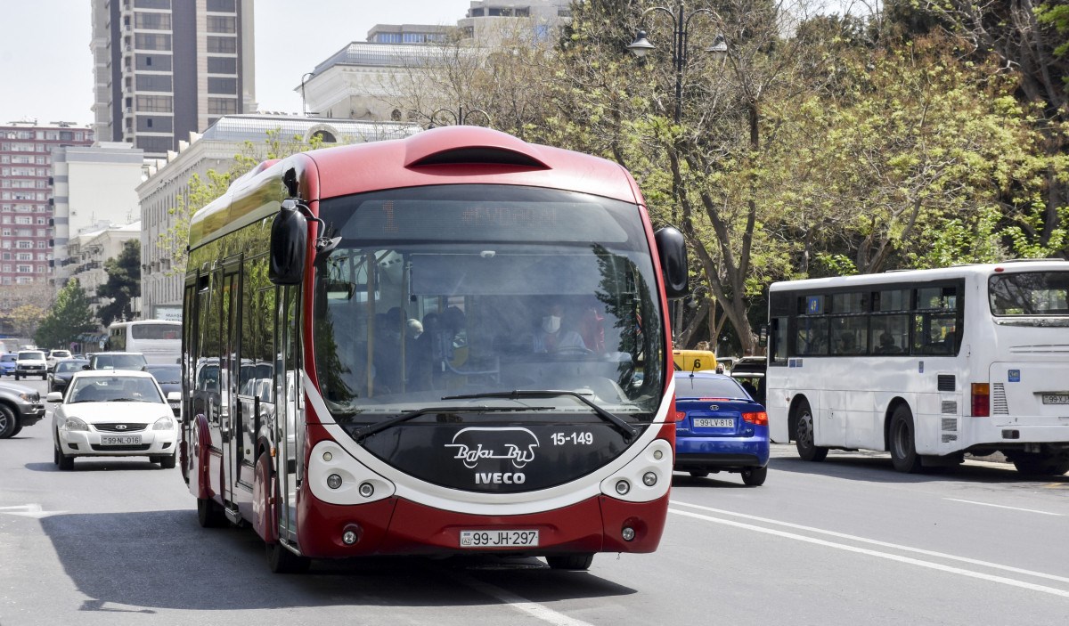 Heydər Əliyev prospekti ilə hərəkət edən bəzi avtobusların hərəkət sxemi dəyişdirilir