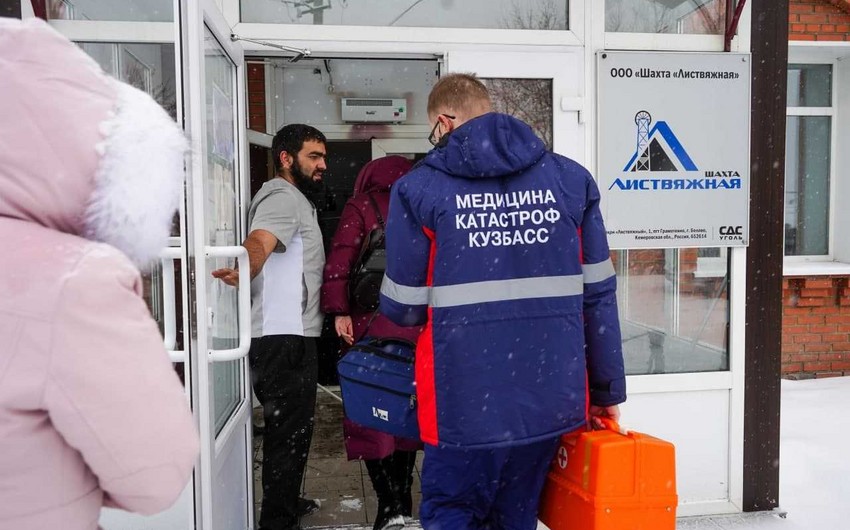 “Listvyajnaya” şaxtasında ölənlərin sayı 76 nəfərə çatıb