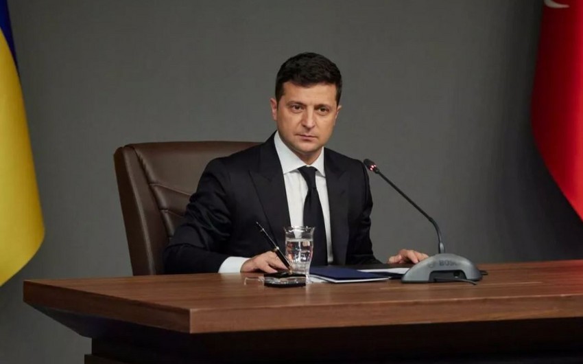 Zelenskiy Ukraynada xarici ölkə hərbi birləşmələrinin yerləşdirilməsinə icazə verilməsini təklif edib