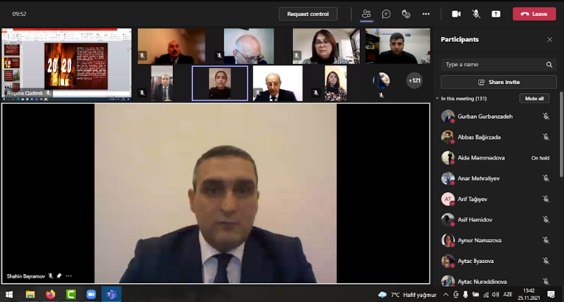 Mingəçevir Dövlət Universitetində Tələbə Elmi Cəmiyyətinin XII elmi-praktiki konfransı keçirilib