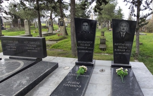 Polkovnikin məzarından oğurluq edildi