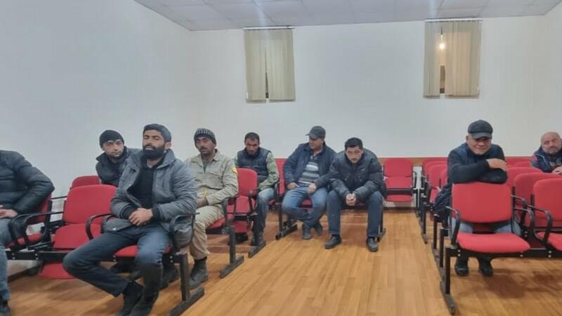 Xocavəndə icazəsiz keçən 9 nəfər saxlanıldı