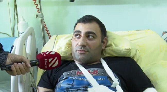 Qəzadan sağ çıxan polkovnik-leytenant hadisənin necə baş verməsindən danışdı - VİDEO