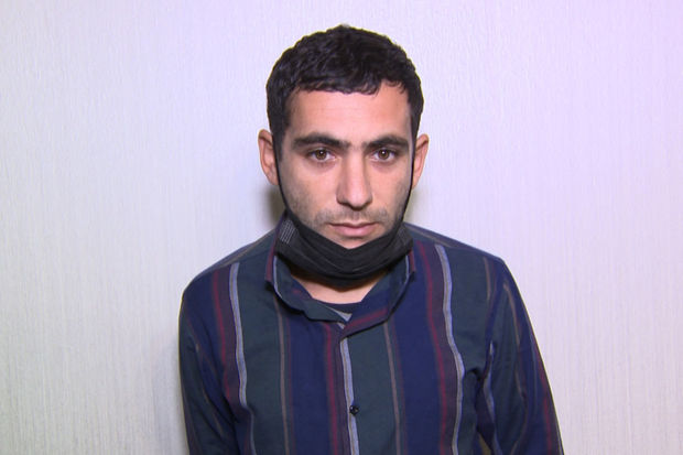 Narkotik maddə almaq üçün taksi sürücüsünü qarət edən şəxs SAXLANILDI - VİDEO