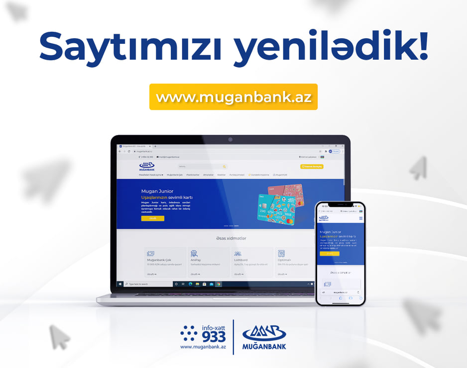 Muğanbank korporativ saytını yenilədi