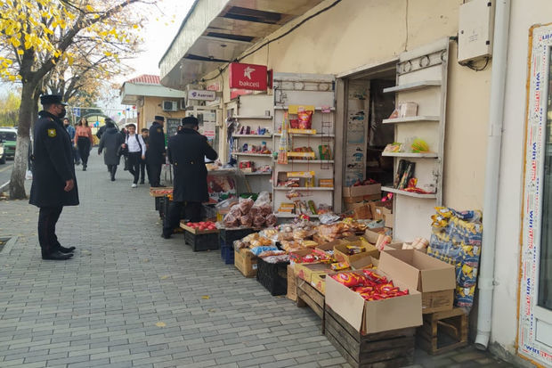 В Загатале пресекли незаконную уличную торговлю - ФОТО/ВИДЕО