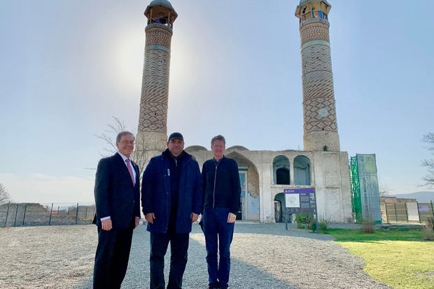 ABŞ və Britaniya səfirləri Ağdamda - FOTO