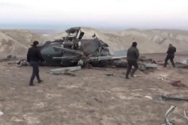 14 şəhid verdiyimiz helikopter qəzasının necə baş verdiyi açıqlandı - VİDEO