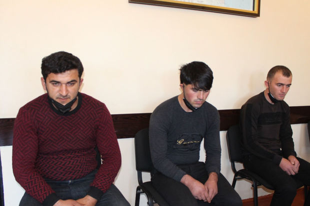 Ağdaşda qəbiristanlıqdan oğurluq edənlər saxlanıldı - FOTO