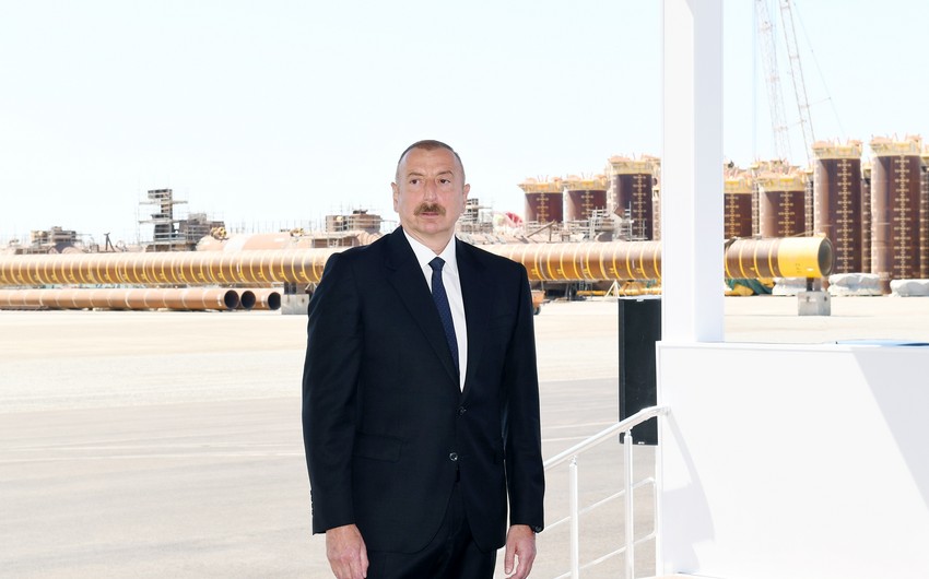 Prezident Quba Olimpiya İdman Kompleksində yenidənqurmadan sonra yaradılan şəraitlə tanış olub -YENİLƏNİB