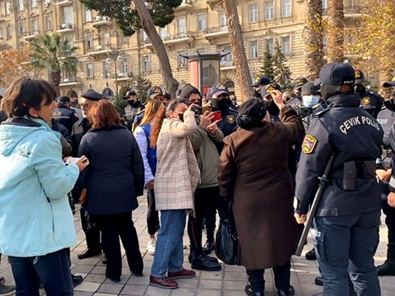 Bakının mərkəzində aksiyaya cəhd - DİN-dən reaksiya