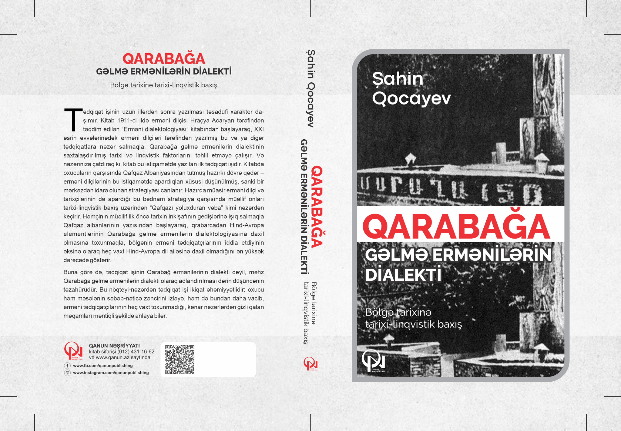 “Qarabağa gəlmə ermənilərin dialekti” adlı kitabı çapdan çıxdı