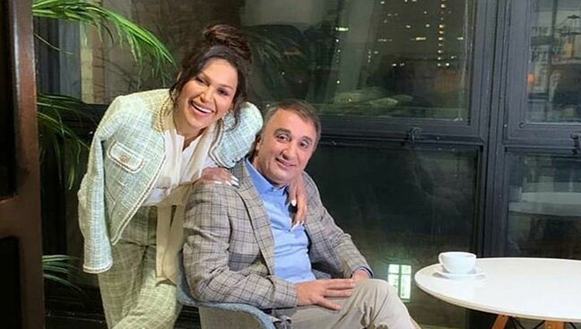 Rəqsanə həyat yoldaşı ilə - VİDEO