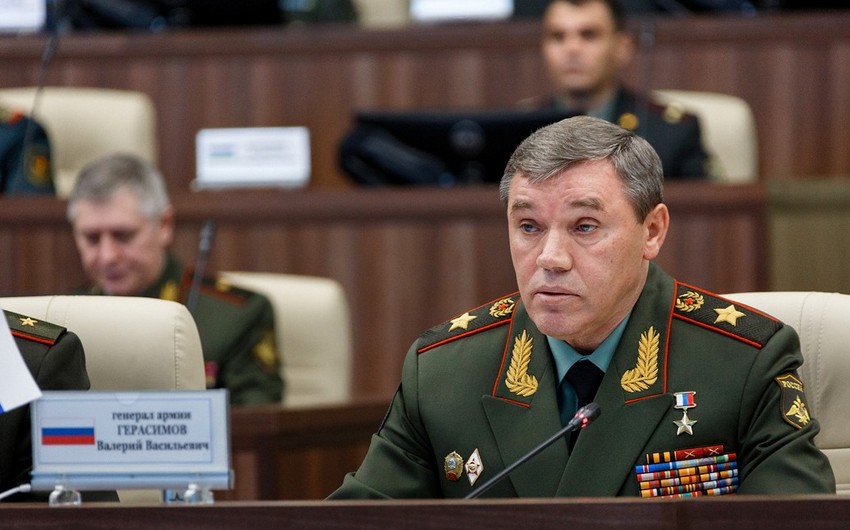 Rusiyanın Baş Qərargah rəisi: 