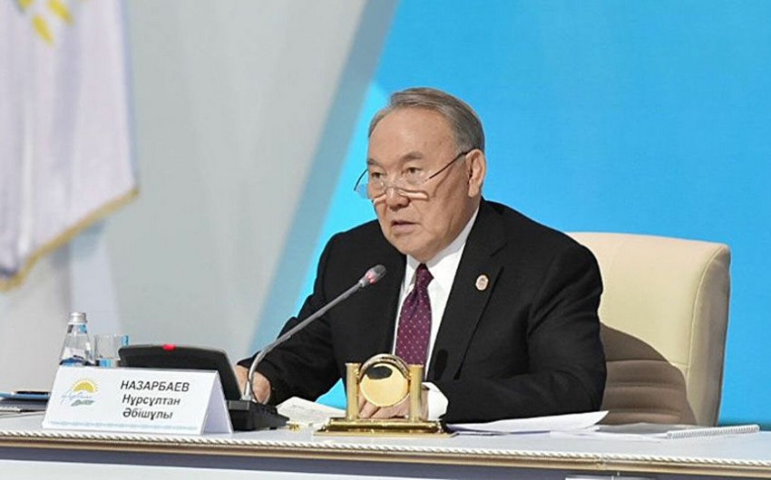 Nursultan Nazarbayev Azərbaycan-Ermənistan münasibətlərindən danışıb
