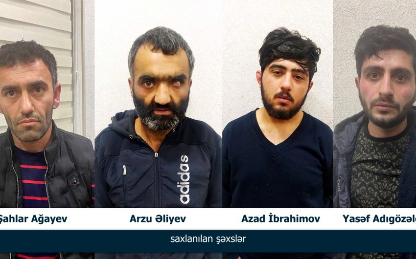 Bakıda avtomobillərin akkumulyatorunu oğurlayan 4 nəfər saxlanılıb