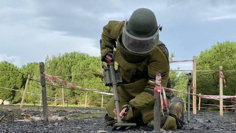 Ermənistanın verdiyi mina xəritələri emal və təhlil edilir (VİDEO)