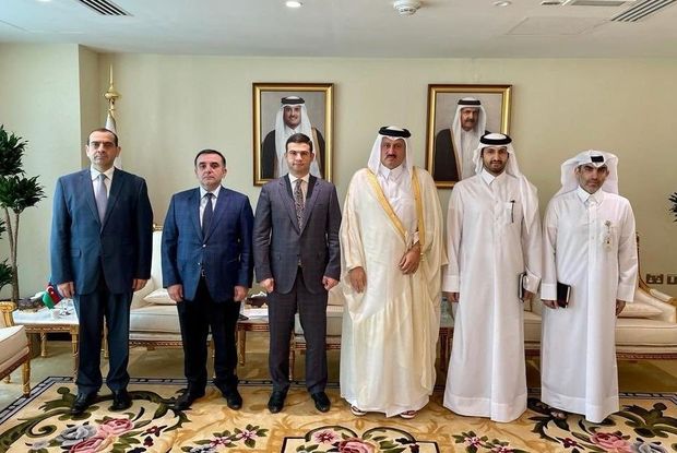 KOBİA sədri Qətərin Ticarət və Sənaye Nazirliyinin müşaviri ilə görüşüb - FOTO