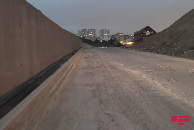 В Бадамдаре восстановлено движение на поврежденной оползнем дороге - ФОТО